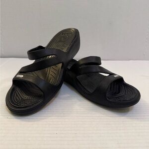 CROCS Black Women's Sandals